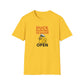 Duck Hunting Season Open – Retro Rubber Duck Captain Adults Unisex Cruise T-Shirt