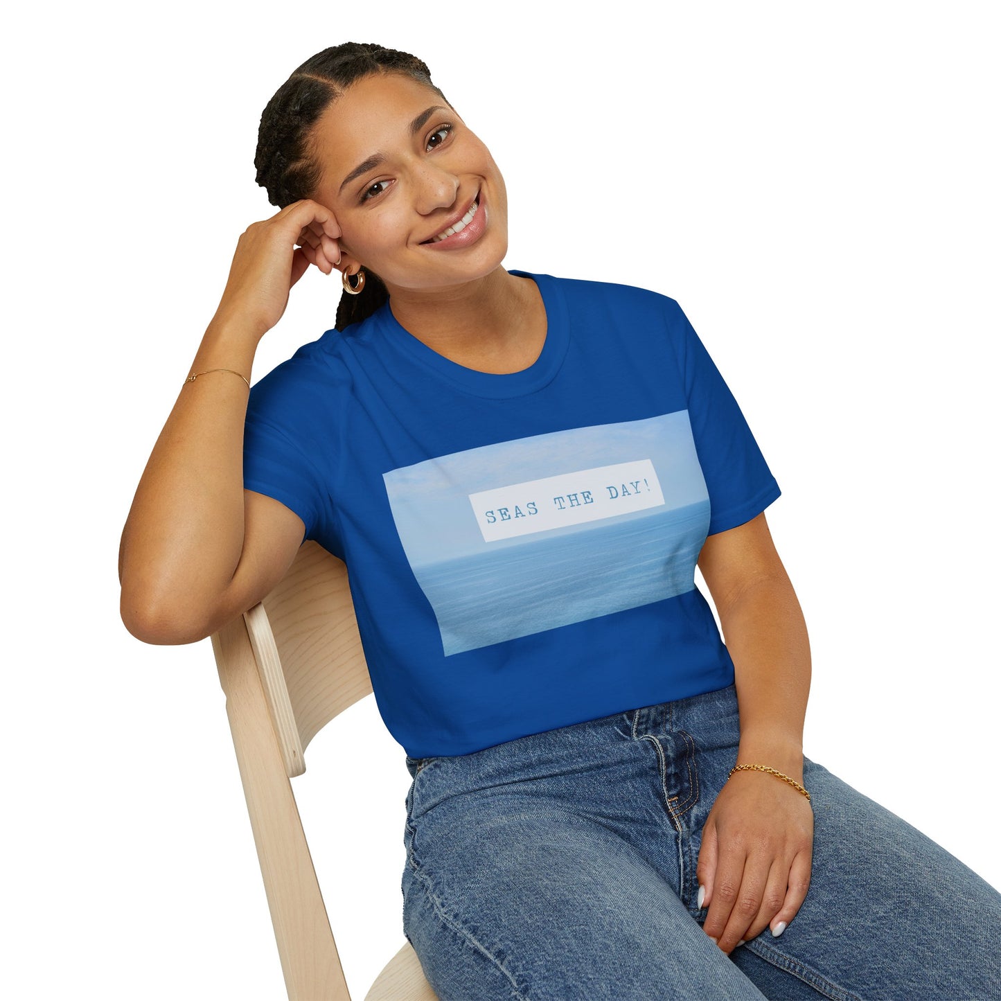 “Seas The Day" T-Shirt | Fun Cruise Vacation Tee for Groups & Families