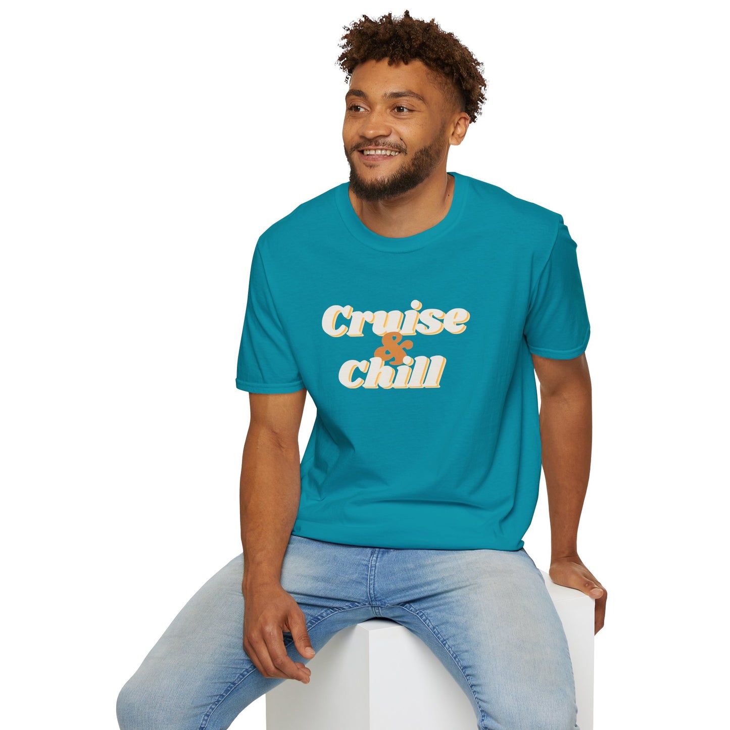 “Cruise and Chill" T-Shirt | Relaxing Cruise Vacation Tee for Men & Women”
