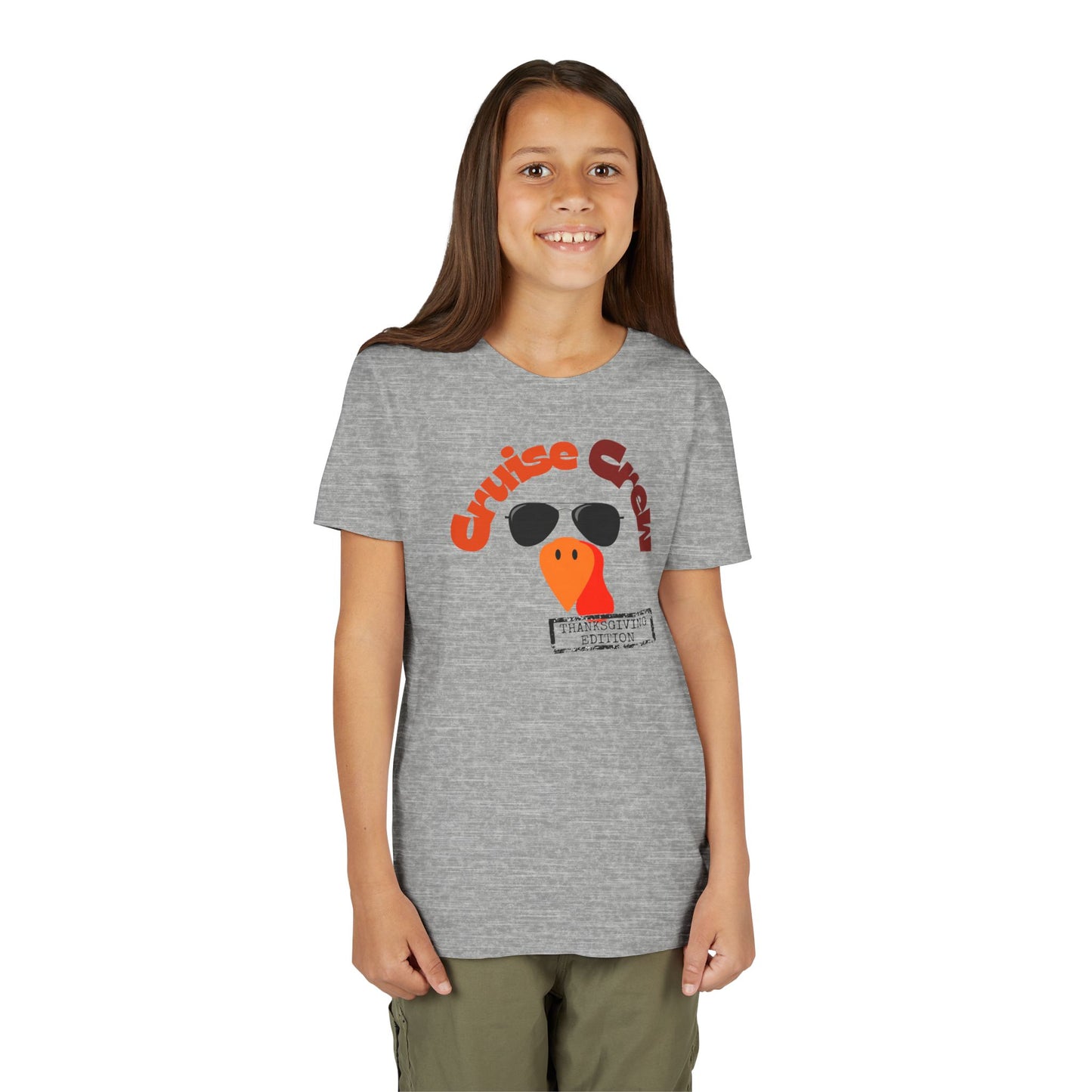 “Cruise Crew Thanksgiving Edition" Kids T-Shirt | Holiday Family Cruise Shirt