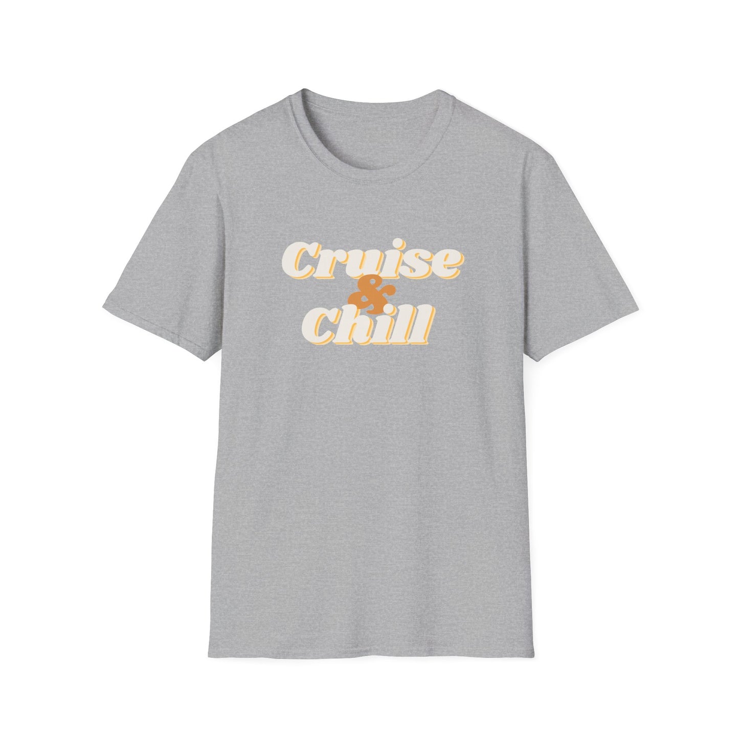 “Cruise and Chill" T-Shirt | Relaxing Cruise Vacation Tee for Men & Women”