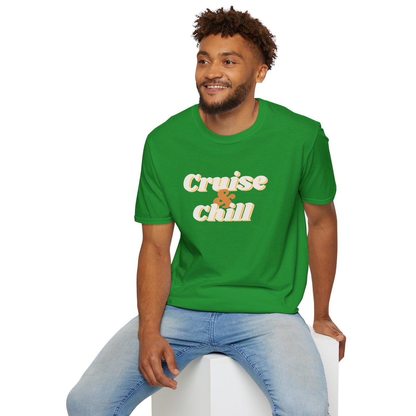 “Cruise and Chill" T-Shirt | Relaxing Cruise Vacation Tee for Men & Women”