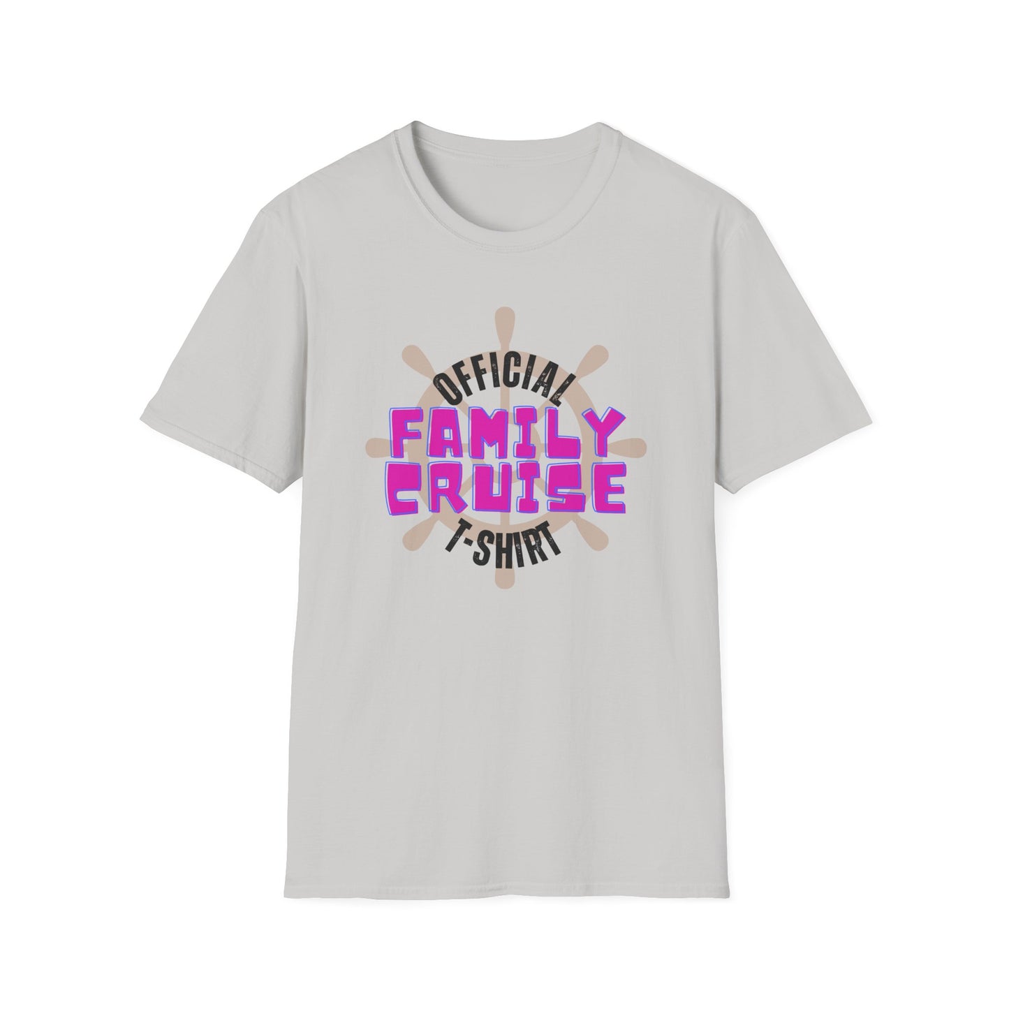 “Official Family Cruise" T-Shirt | 1960s Retro Family Cruise Tee for Groups