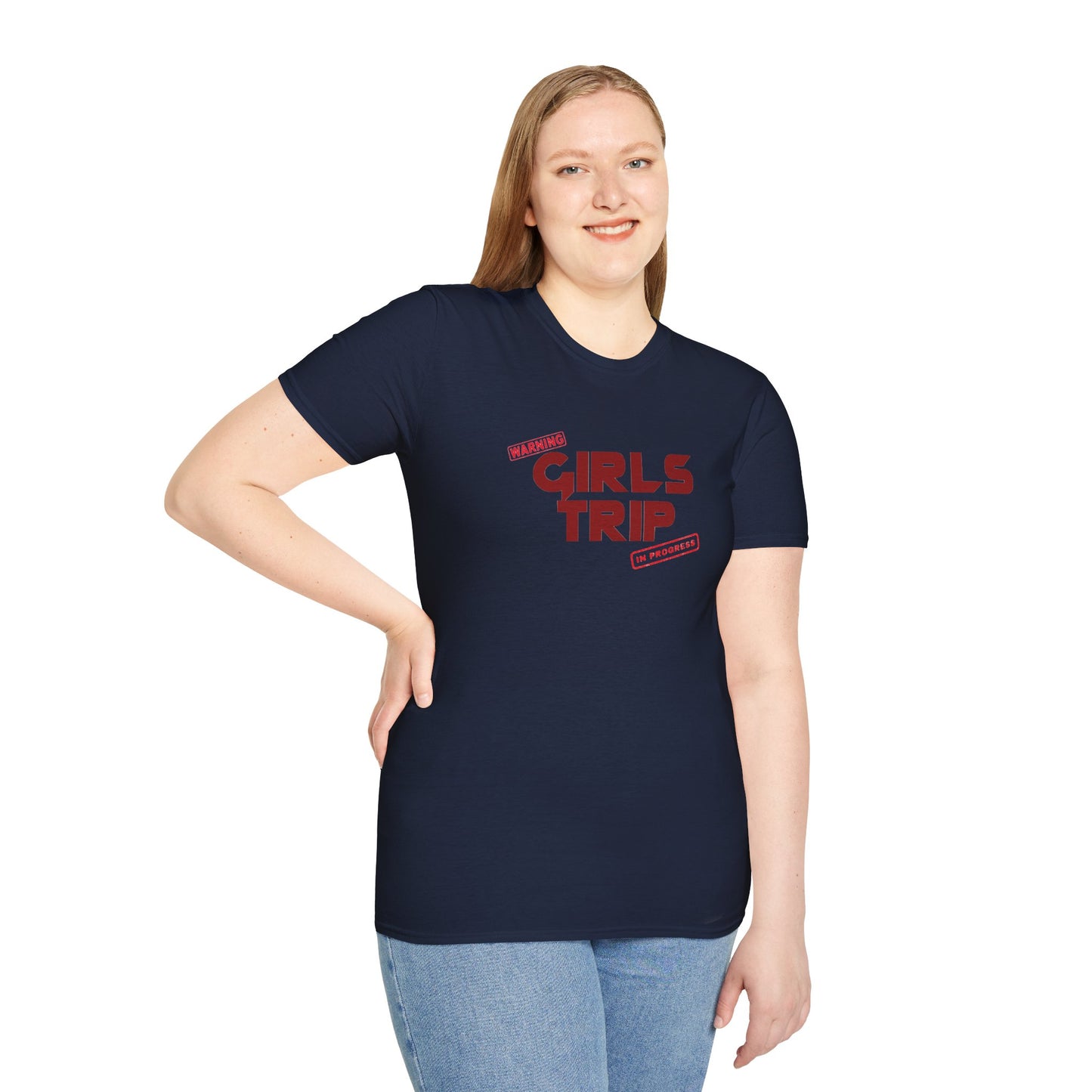 “Warning: Girls Trip in Progress" T-Shirt | Fun Cruise Shirt for Women & Squads