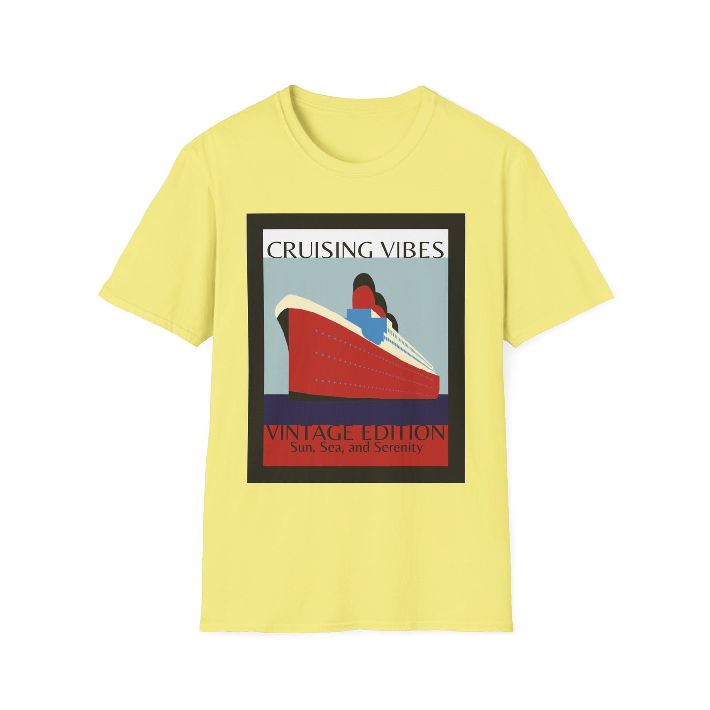 “Cruising Vibes" T-Shirt | Relaxed Cruise Vacation Tee for Men & Women
