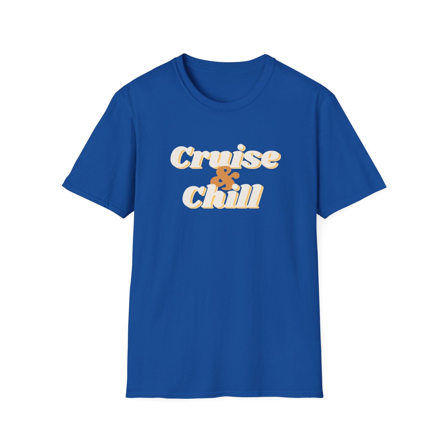 “Cruise and Chill" T-Shirt | Relaxing Cruise Vacation Tee for Men & Women”