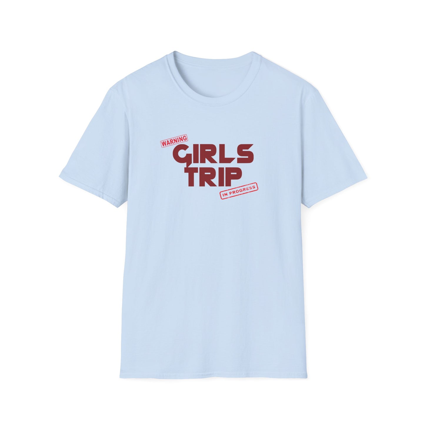 “Warning: Girls Trip in Progress" T-Shirt | Fun Cruise Shirt for Women & Squads