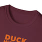 Duck Hunting Season Open – Retro Rubber Duck Captain Adults Unisex Cruise T-Shirt