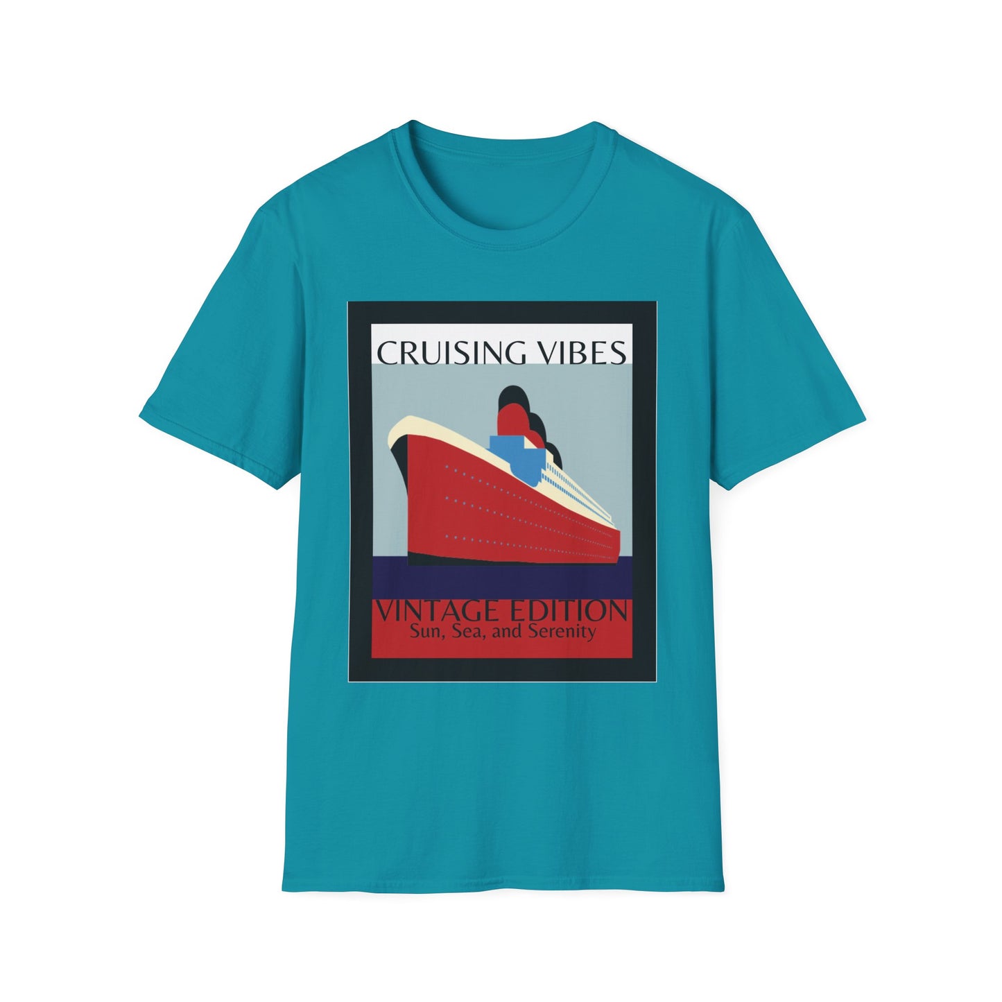 “Cruising Vibes" T-Shirt | Relaxed Cruise Vacation Tee for Men & Women
