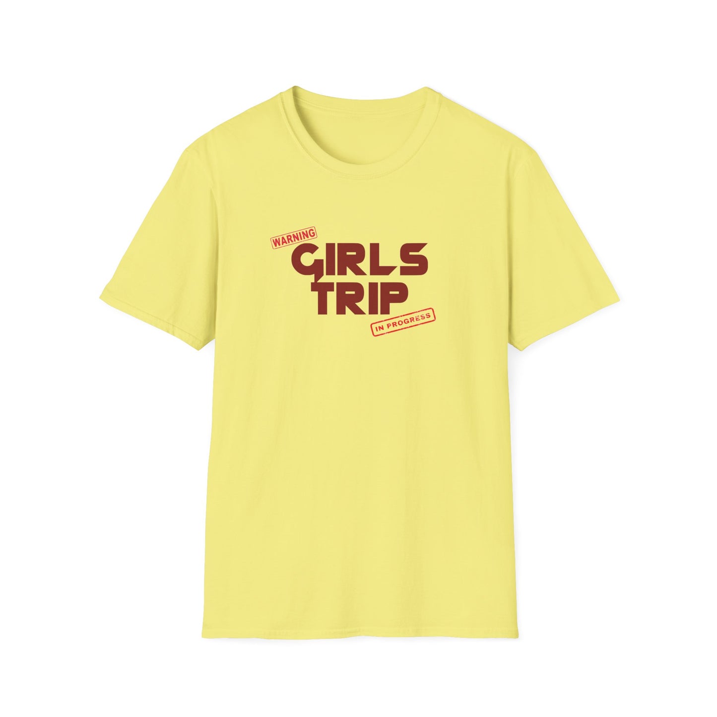 “Warning: Girls Trip in Progress" T-Shirt | Fun Cruise Shirt for Women & Squads