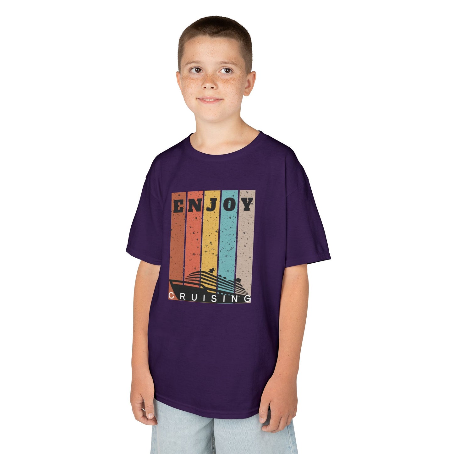 “Enjoy Cruising" Kids T-Shirt | Matching Family Cruise Shirt for Children