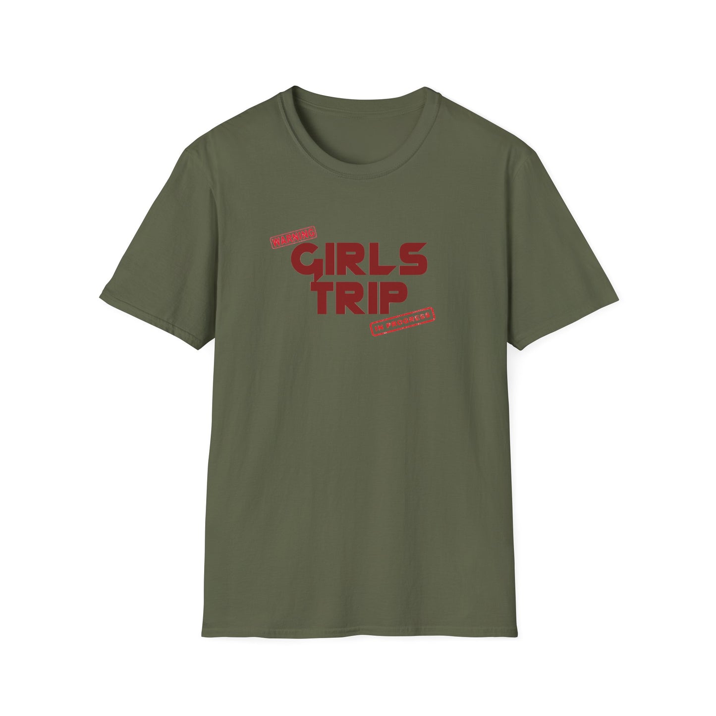 “Warning: Girls Trip in Progress" T-Shirt | Fun Cruise Shirt for Women & Squads
