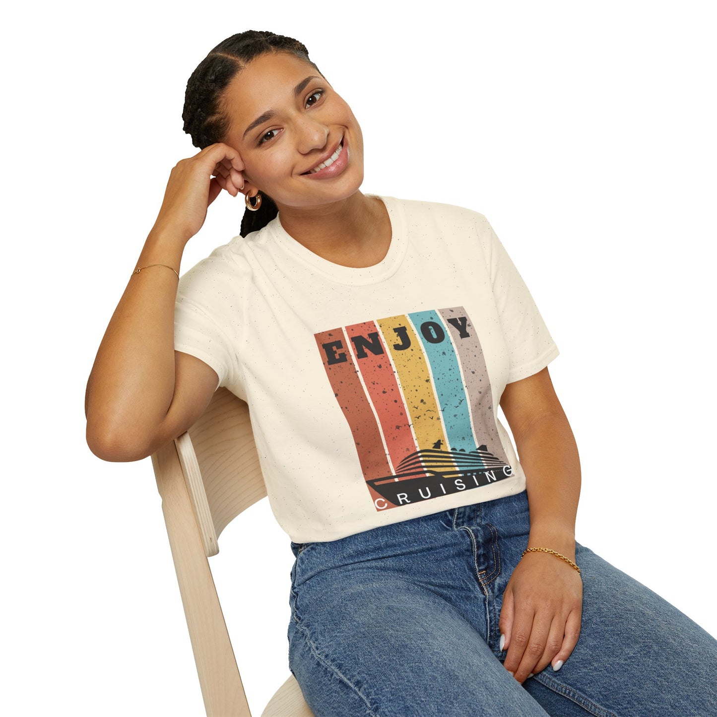 “Enjoy Cruising" T-Shirt | Classic Cruise Vacation Tee for Men & Women