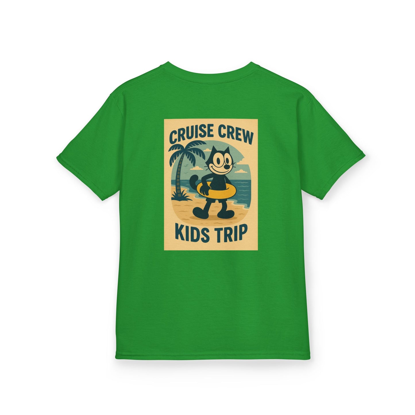 Cruise Crew – Kids Trip Beach Vintage Cartoon T-Shirt (Public Domain Felix the Cat)