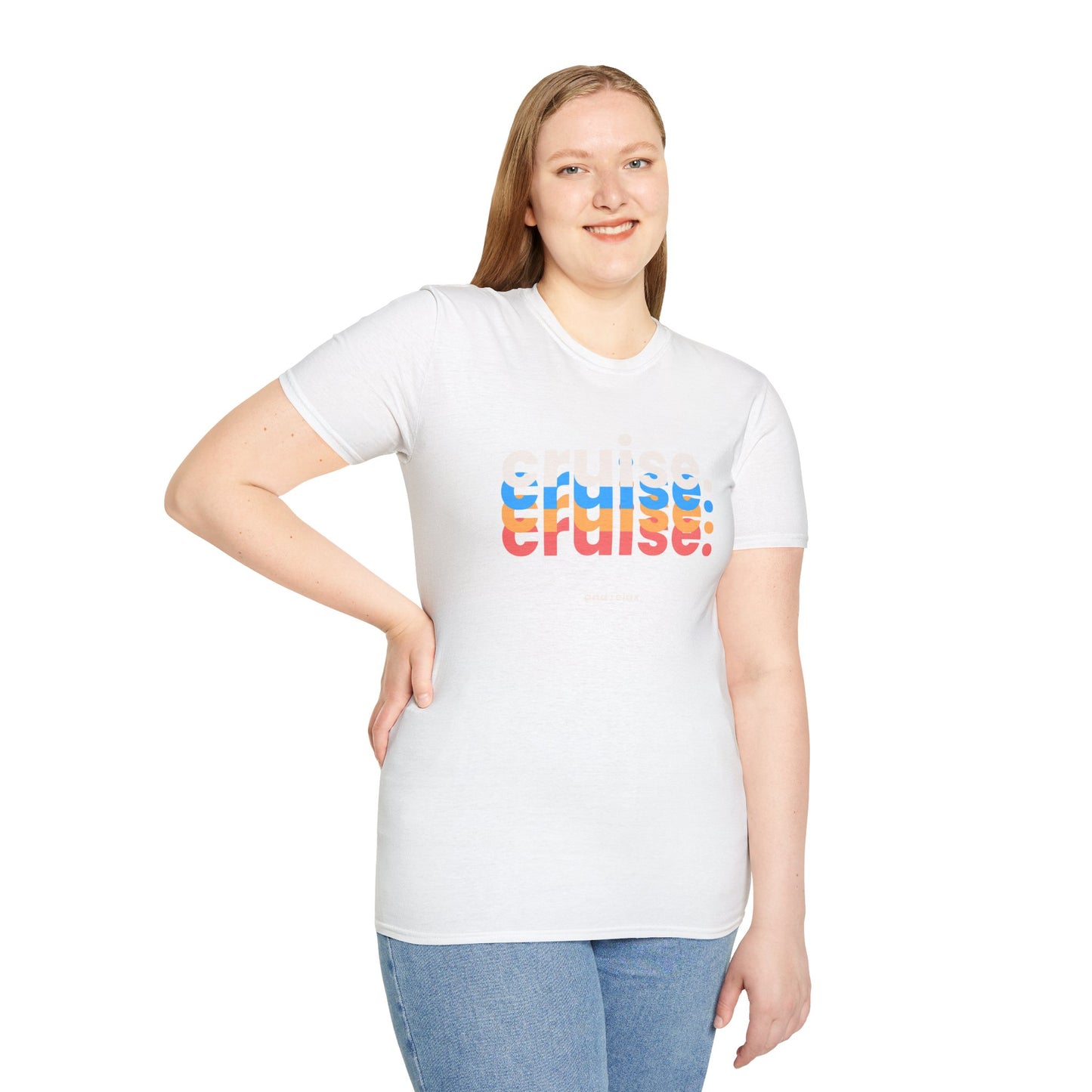“Cruise and Relax" T-Shirt | Casual Cruise Vacation Tee for Men & Women
