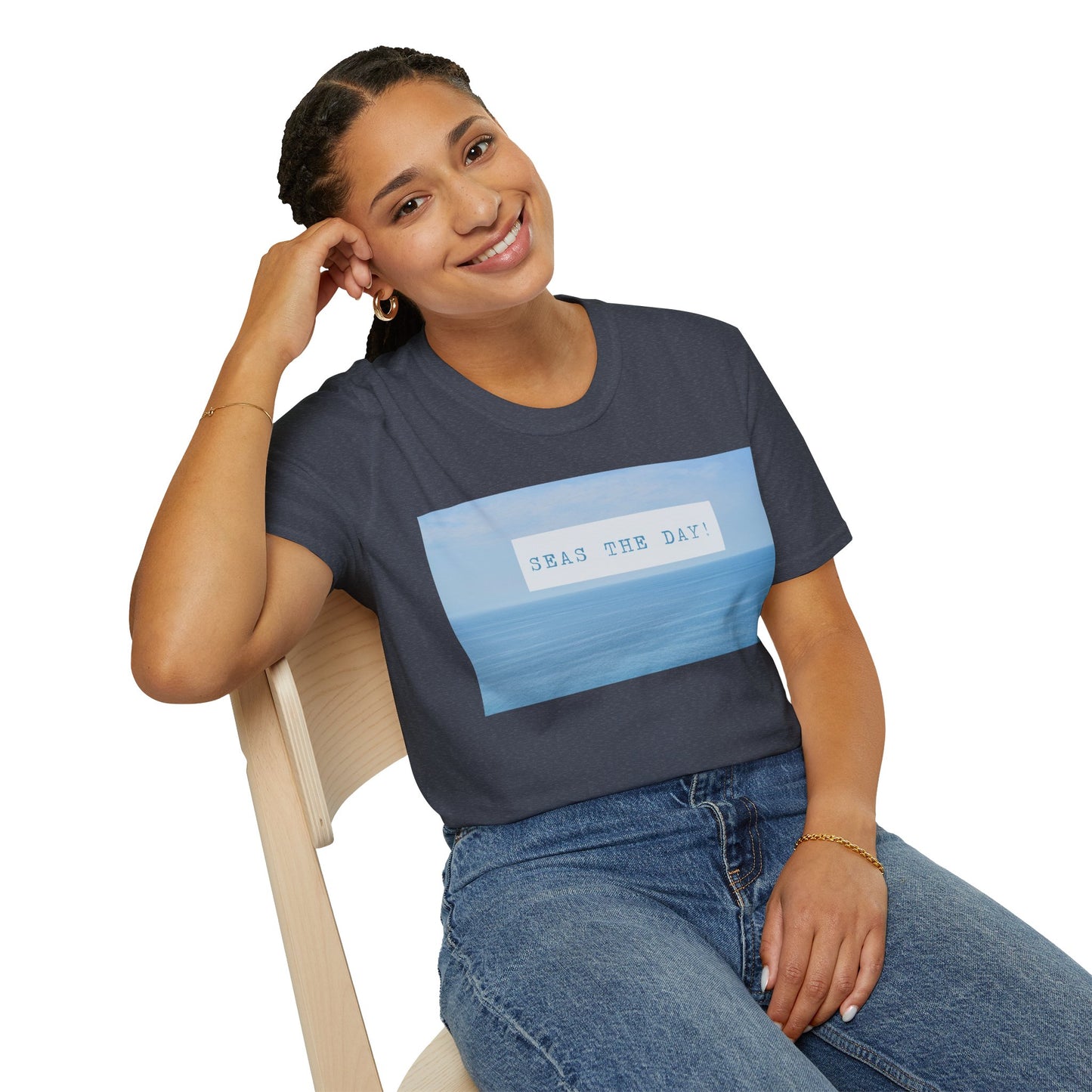“Seas The Day" T-Shirt | Fun Cruise Vacation Tee for Groups & Families