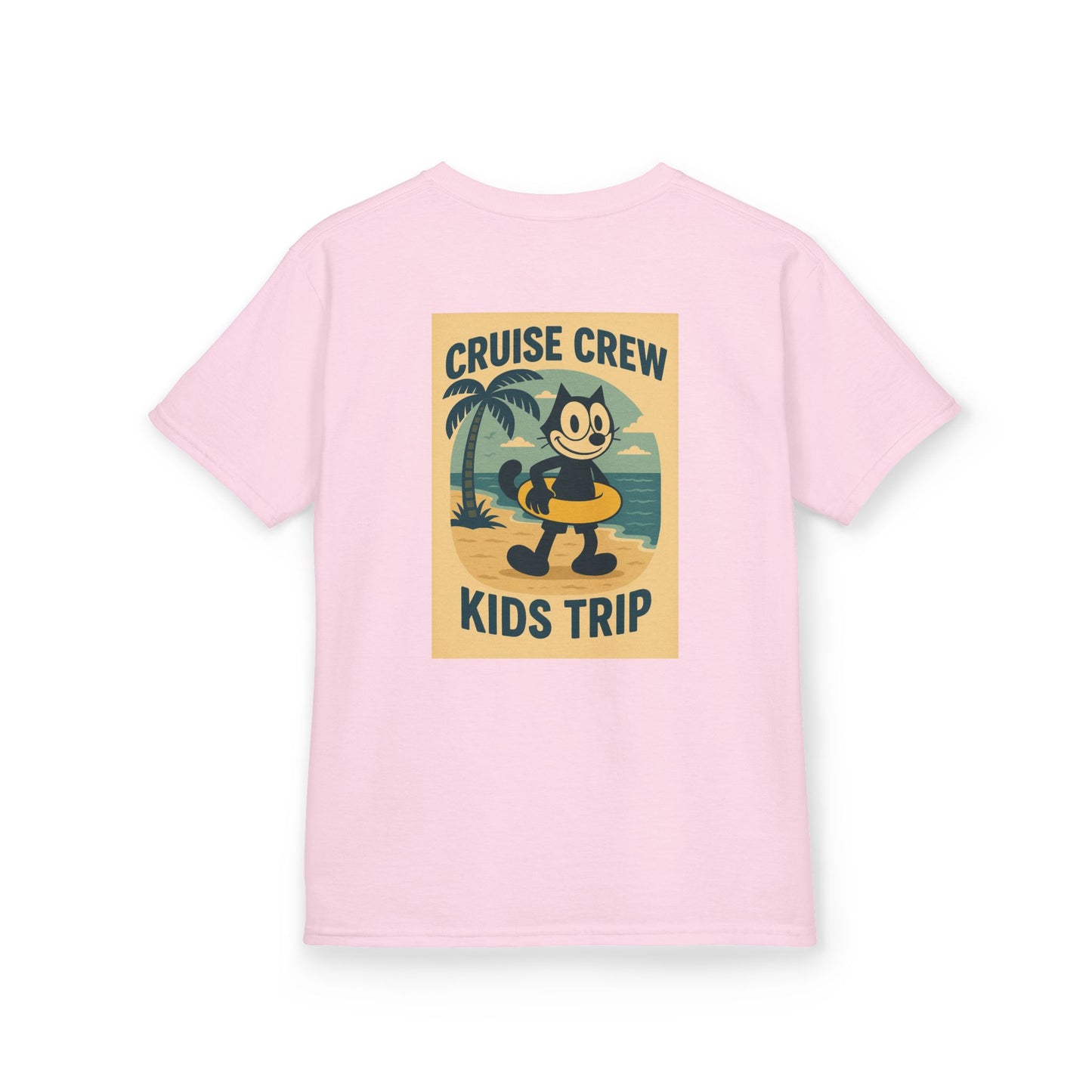 Cruise Crew – Kids Trip Beach Vintage Cartoon T-Shirt (Public Domain Felix the Cat)