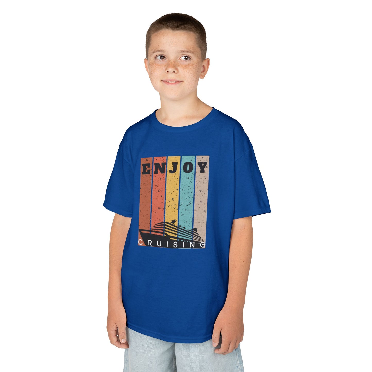 “Enjoy Cruising" Kids T-Shirt | Matching Family Cruise Shirt for Children