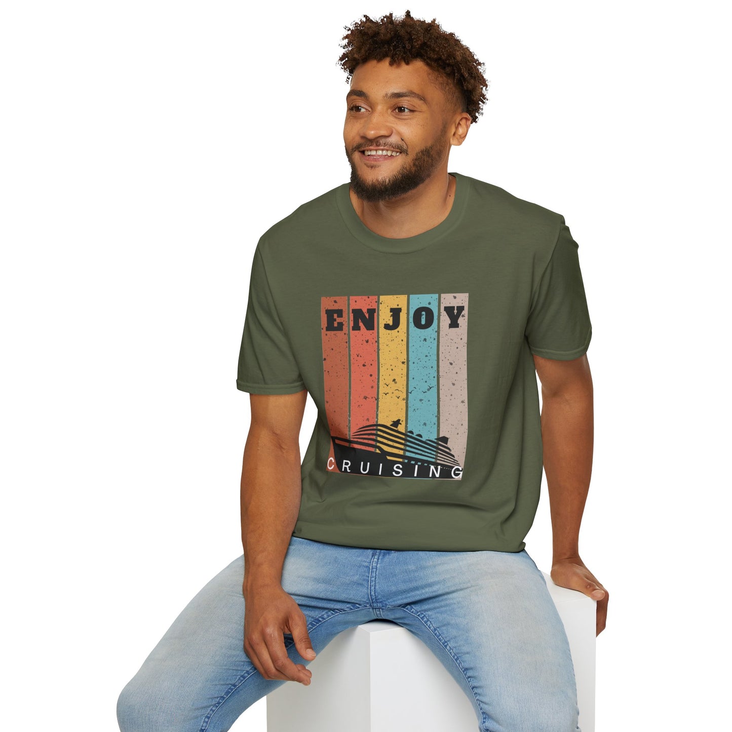 “Enjoy Cruising" T-Shirt | Classic Cruise Vacation Tee for Men & Women