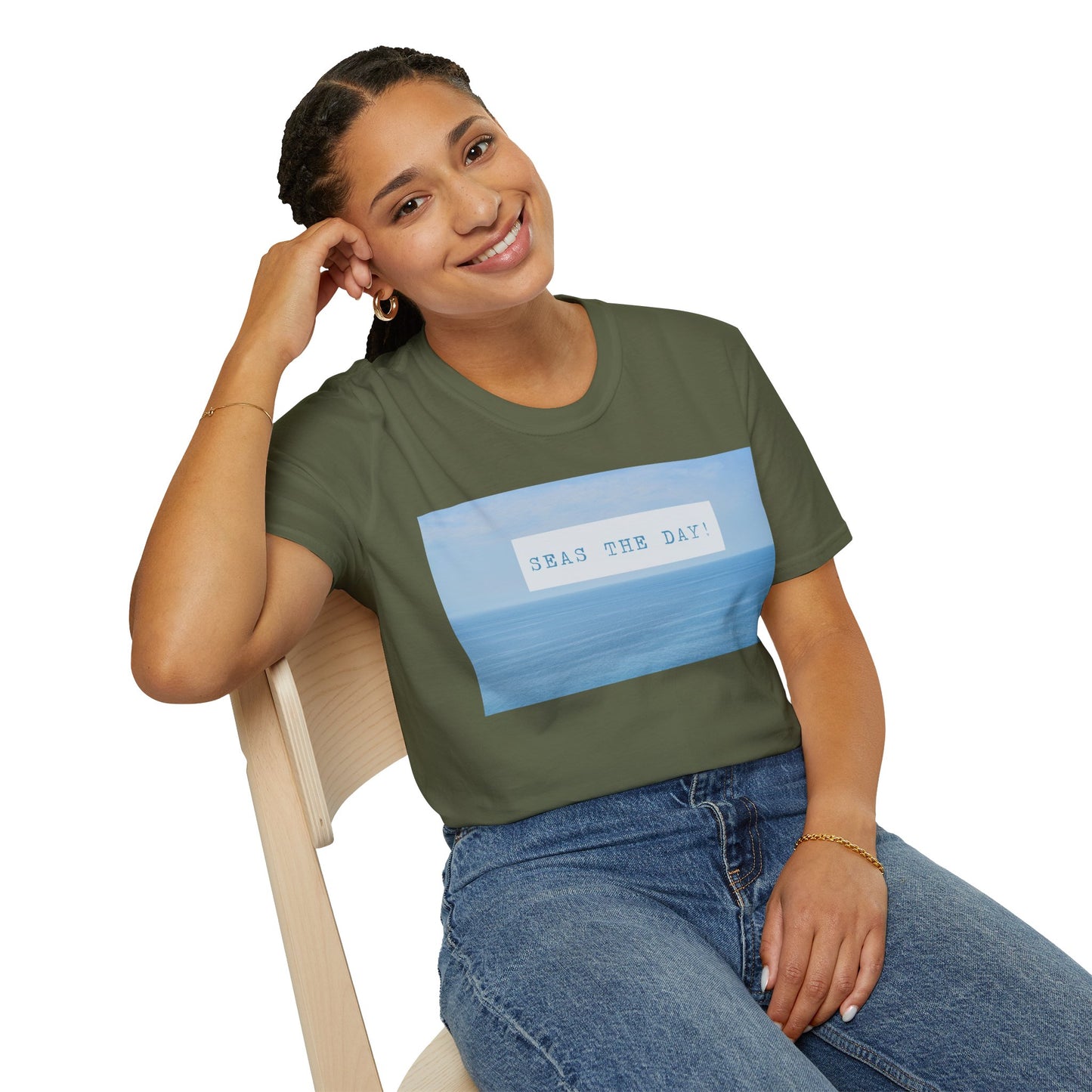 “Seas The Day" T-Shirt | Fun Cruise Vacation Tee for Groups & Families