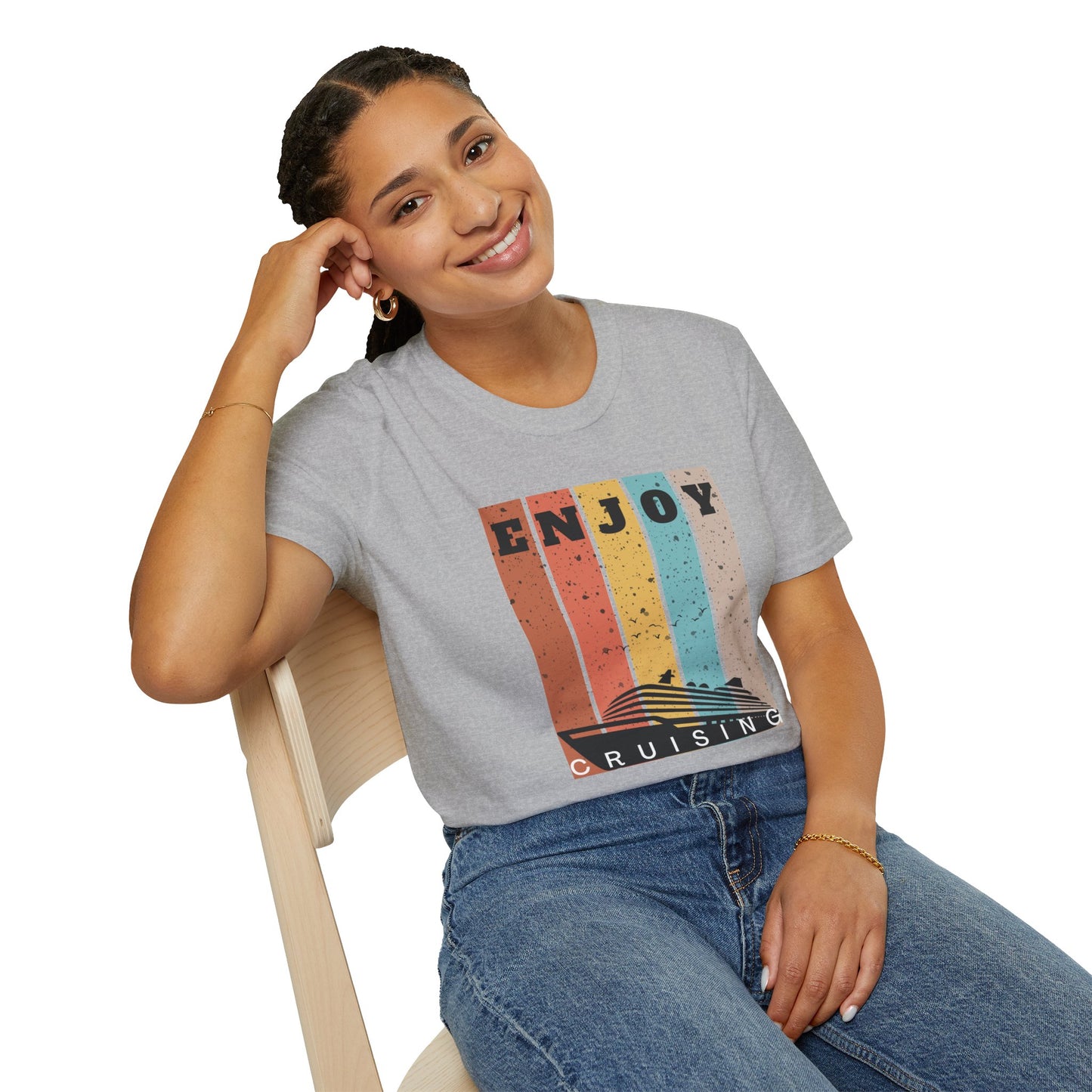 “Enjoy Cruising" T-Shirt | Classic Cruise Vacation Tee for Men & Women