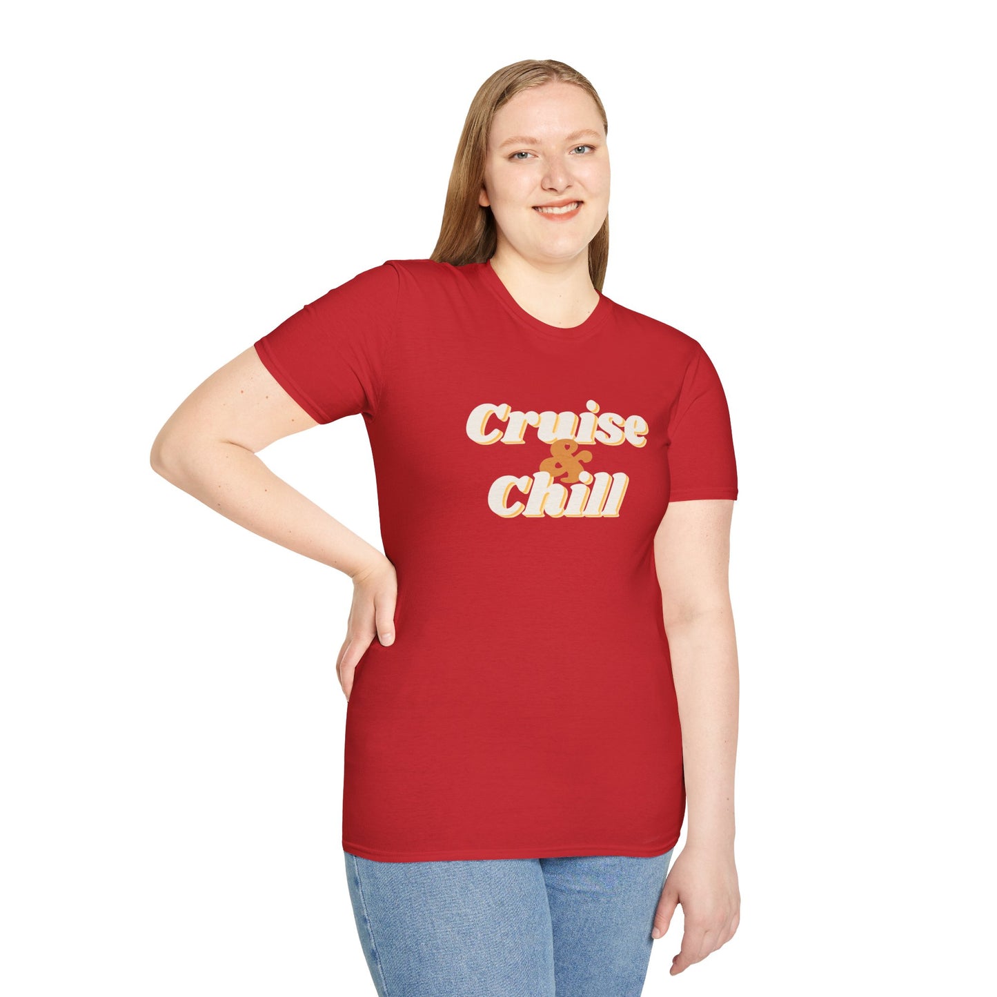 “Cruise and Chill" T-Shirt | Relaxing Cruise Vacation Tee for Men & Women”