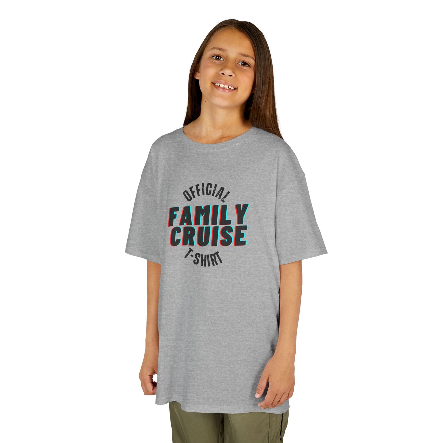 “Official Family Cruise" Kids T-Shirt | 1980s Retro Family Cruise Tee