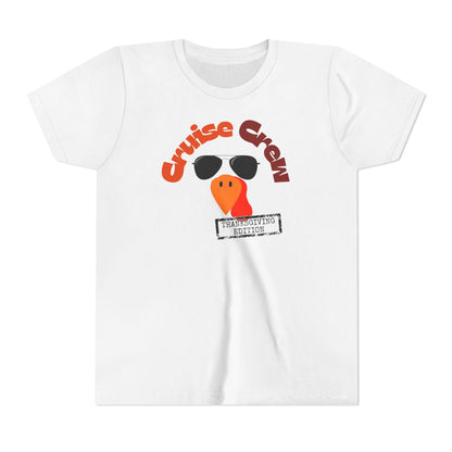 “Cruise Crew Thanksgiving Edition" Kids T-Shirt | Holiday Family Cruise Shirt