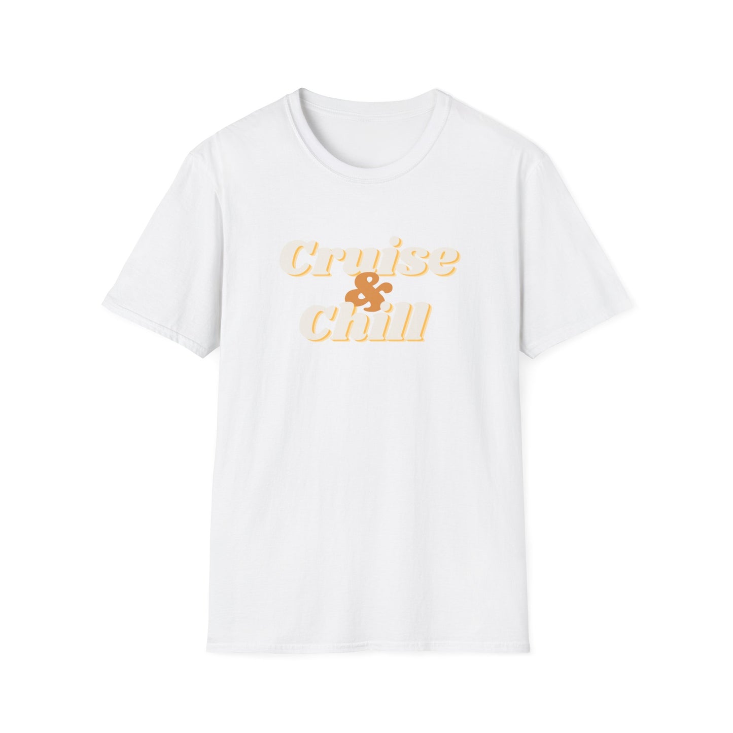 “Cruise and Chill" T-Shirt | Relaxing Cruise Vacation Tee for Men & Women”
