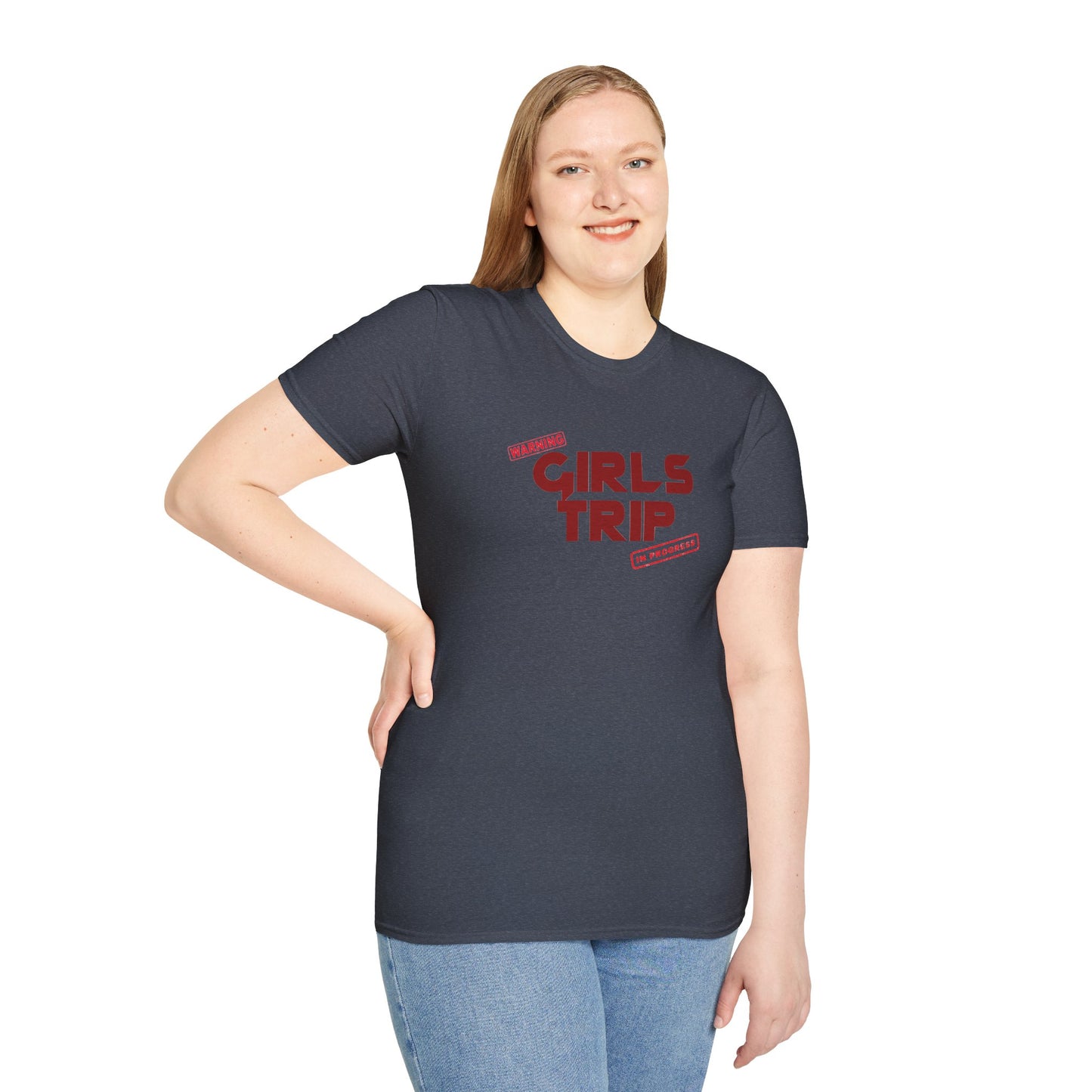 “Warning: Girls Trip in Progress" T-Shirt | Fun Cruise Shirt for Women & Squads