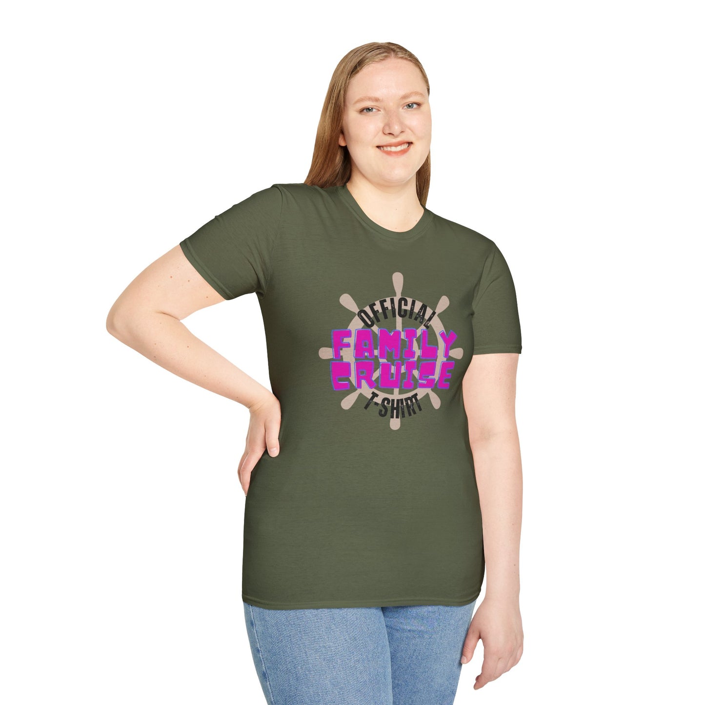 “Official Family Cruise" T-Shirt | 1960s Retro Family Cruise Tee for Groups