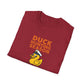 Duck Hunting Season Open – Retro Rubber Duck Captain Adults Unisex Cruise T-Shirt