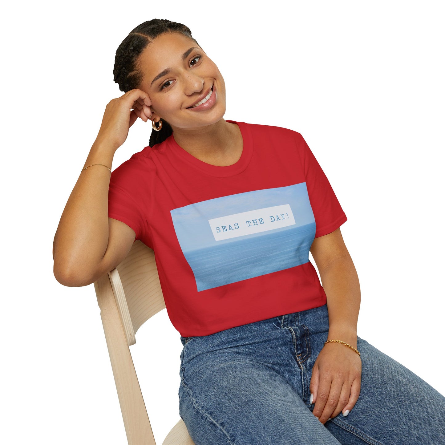 “Seas The Day" T-Shirt | Fun Cruise Vacation Tee for Groups & Families