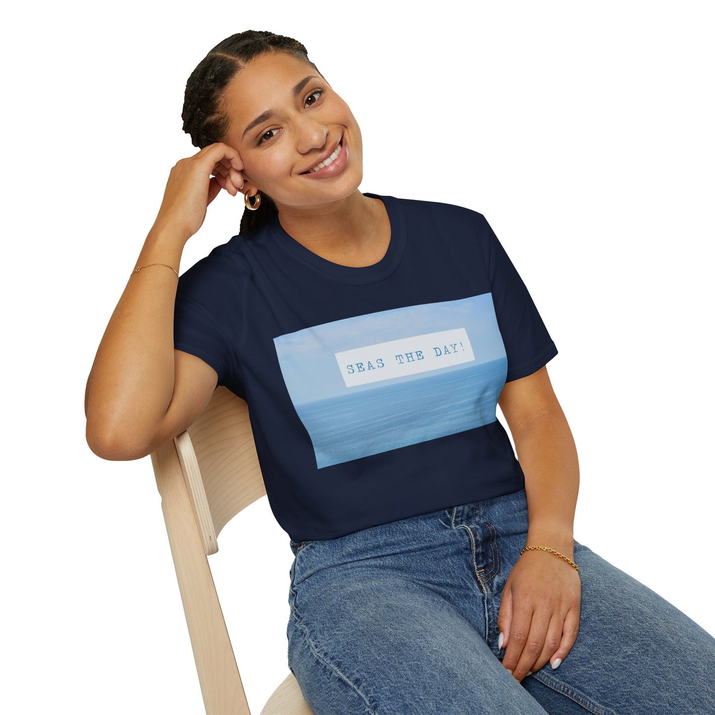 “Seas The Day" T-Shirt | Fun Cruise Vacation Tee for Groups & Families