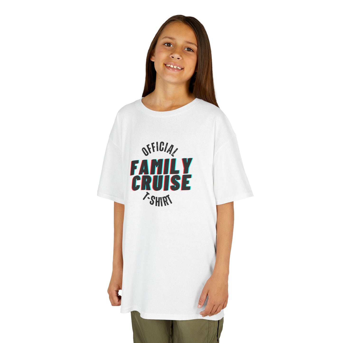 “Official Family Cruise" Kids T-Shirt | 1980s Retro Family Cruise Tee