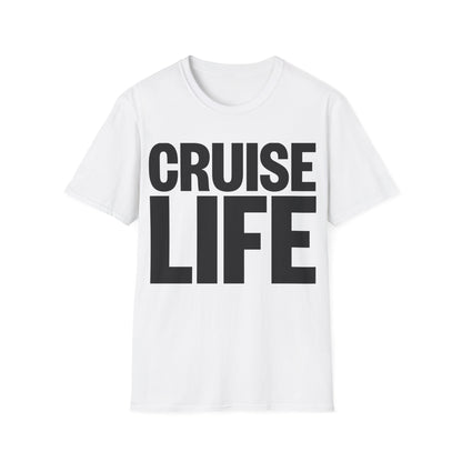 “Cruise Life" Retro T-Shirt | 80’s Style Cruise Vacation Tee for Men & Women