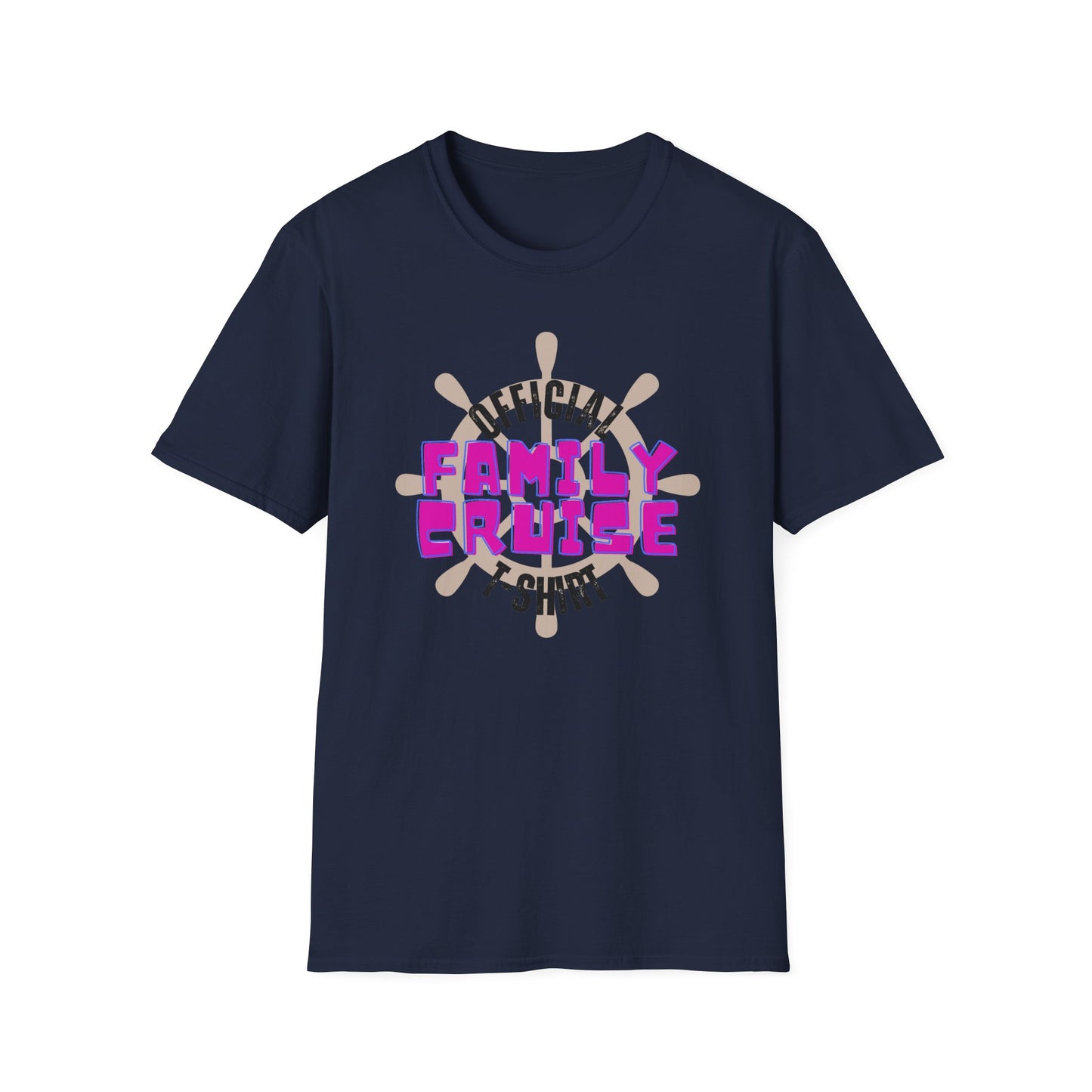 “Official Family Cruise" T-Shirt | 1960s Retro Family Cruise Tee for Groups