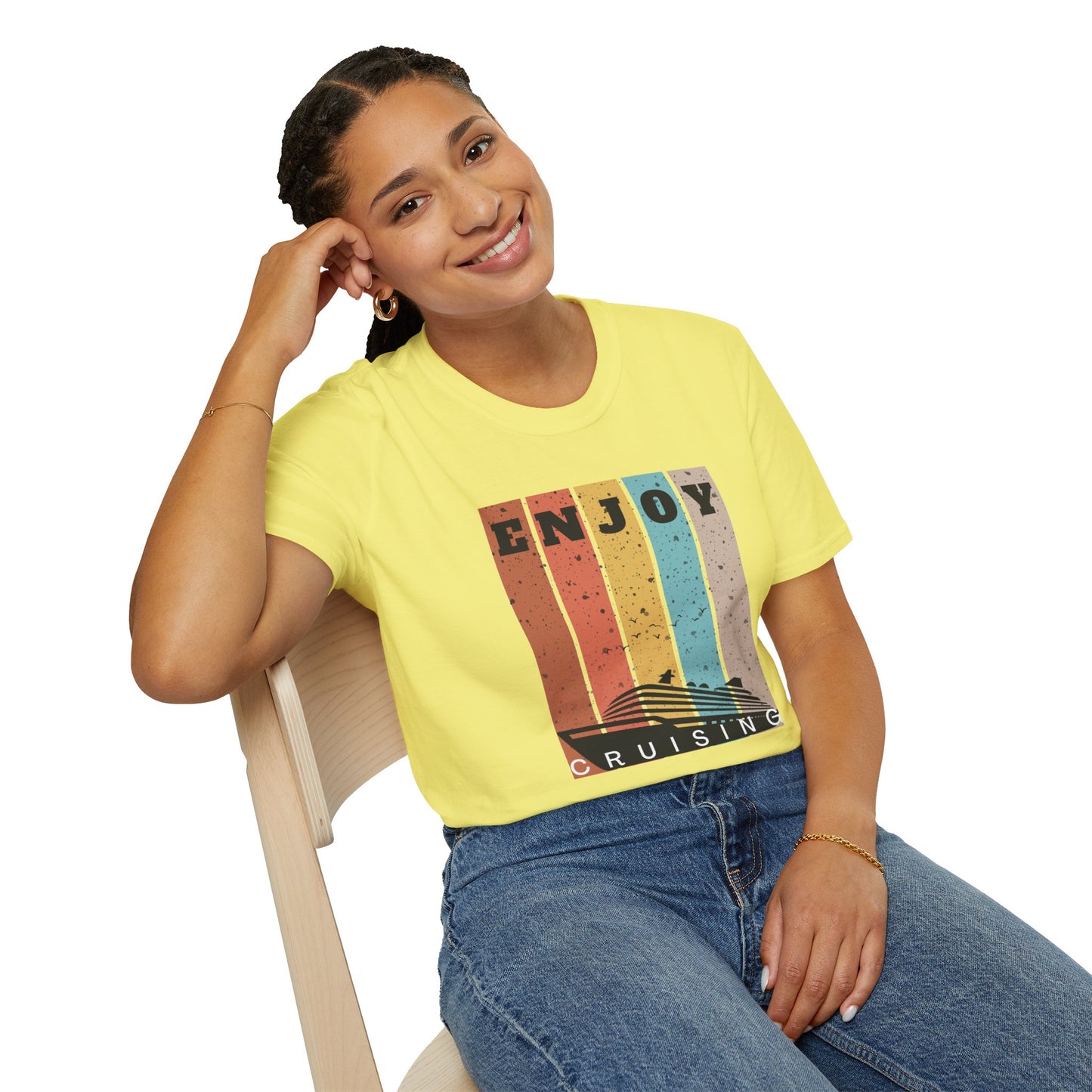 “Enjoy Cruising" T-Shirt | Classic Cruise Vacation Tee for Men & Women