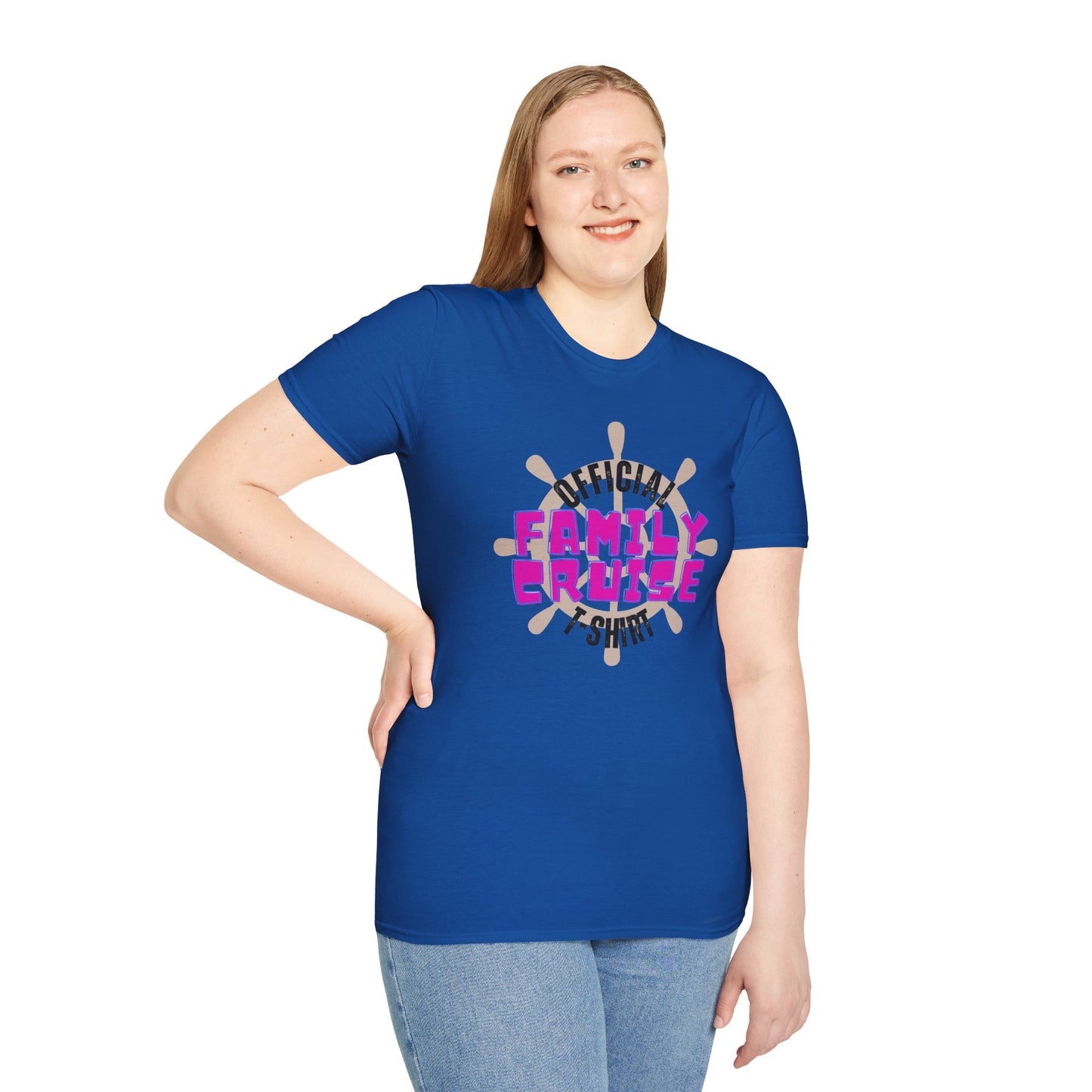 “Official Family Cruise" T-Shirt | 1960s Retro Family Cruise Tee for Groups