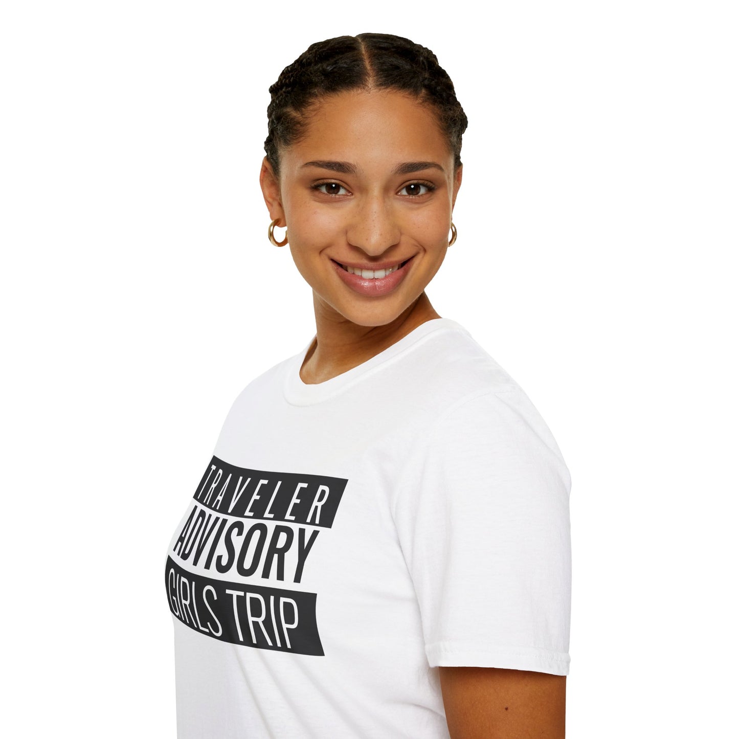 “Traveler Advisory Girls Trip" T-Shirt | Fun Cruise Shirt for Women & Squads