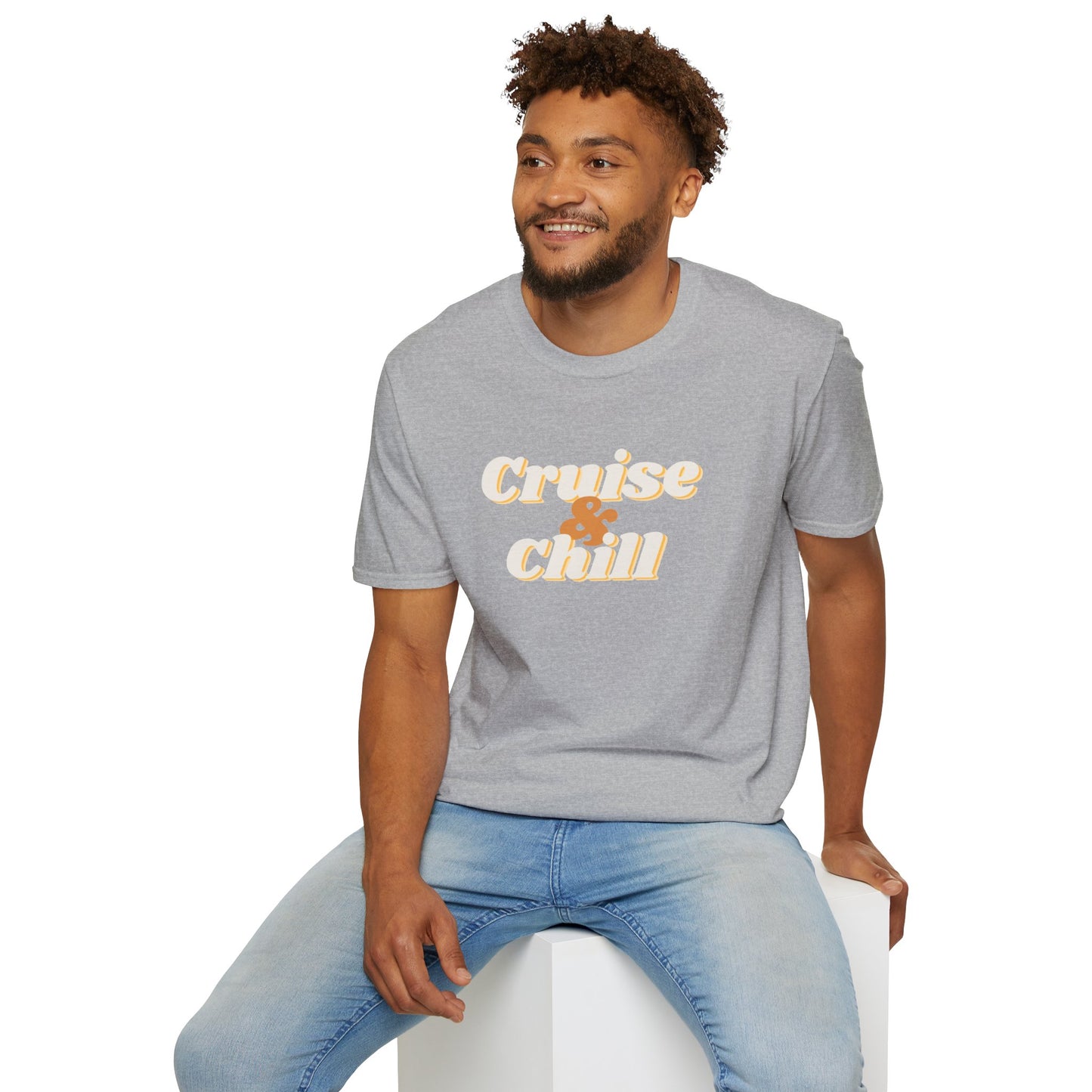 “Cruise and Chill" T-Shirt | Relaxing Cruise Vacation Tee for Men & Women”