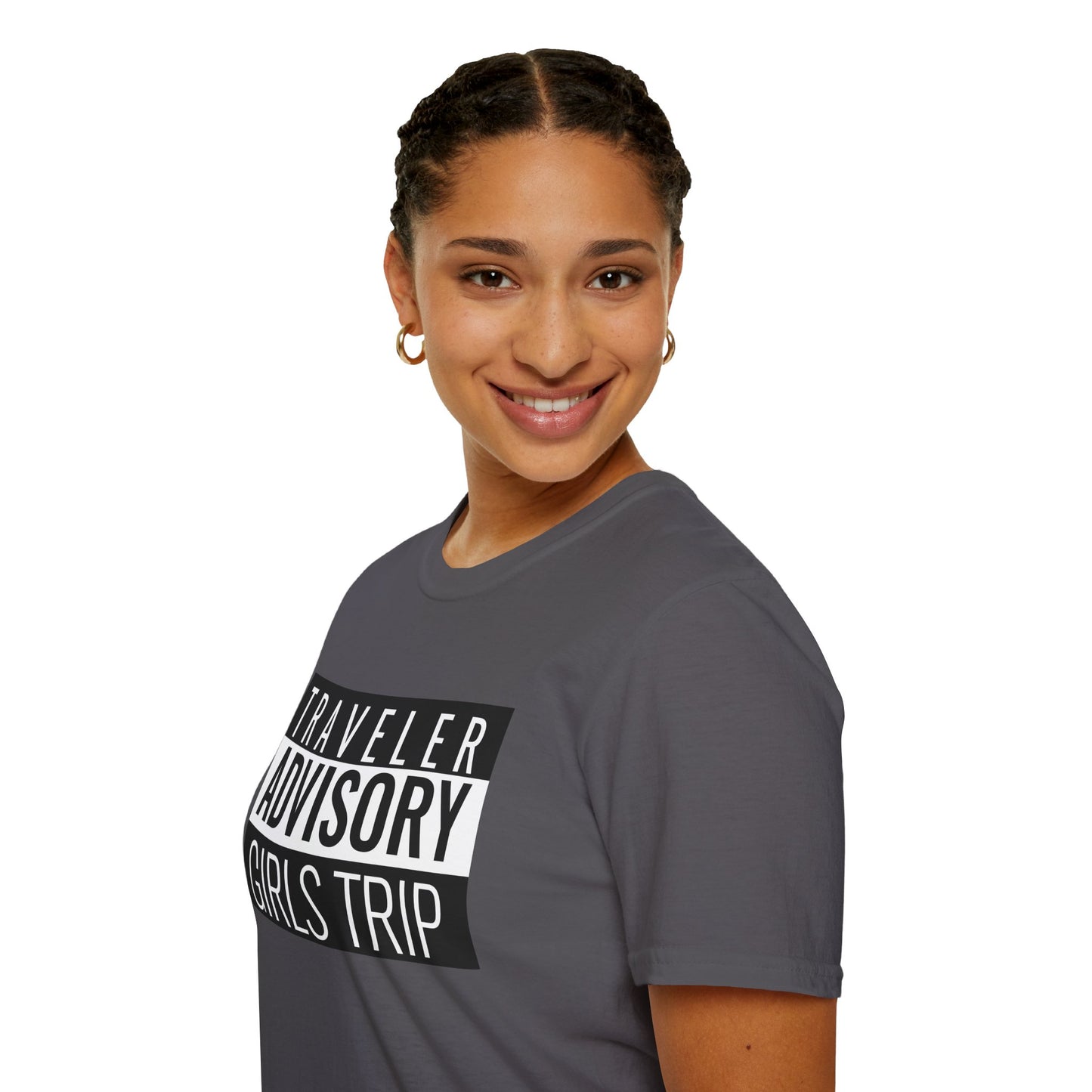 “Traveler Advisory Girls Trip" T-Shirt | Fun Cruise Shirt for Women & Squads