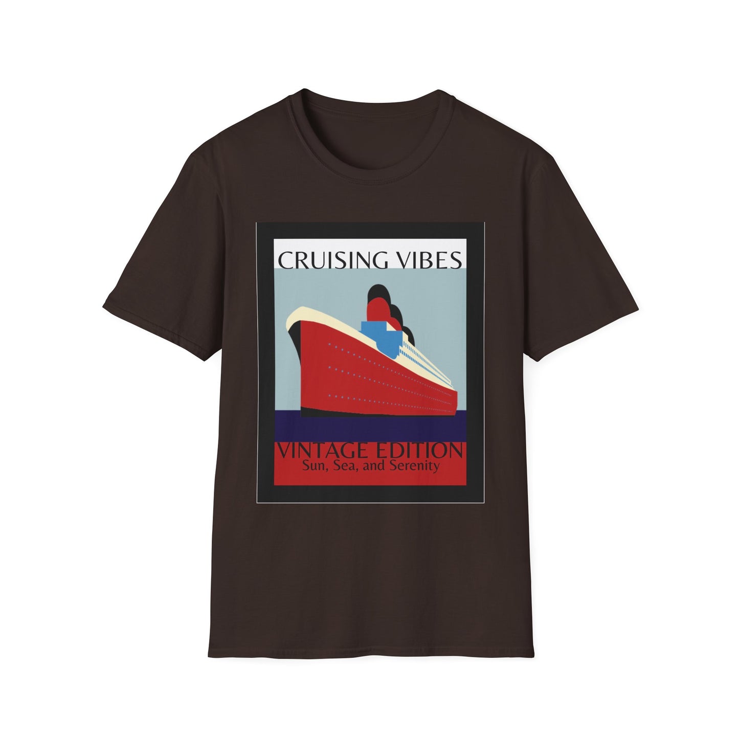 “Cruising Vibes" T-Shirt | Relaxed Cruise Vacation Tee for Men & Women
