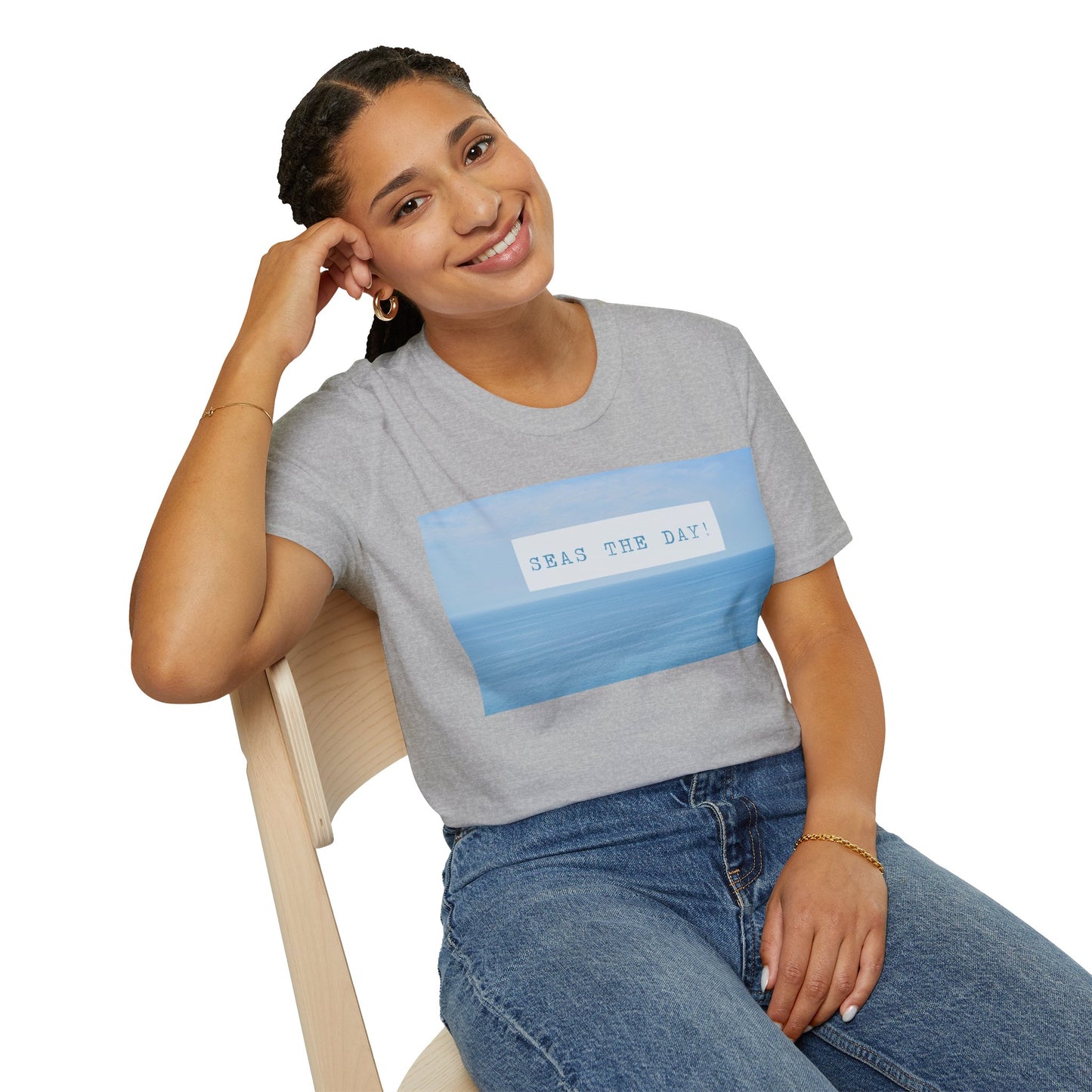 “Seas The Day" T-Shirt | Fun Cruise Vacation Tee for Groups & Families