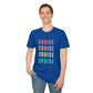 “Cruise Cruise Cruise Cruise" T-Shirt | Fun Multicolor Cruise Vacation Tee