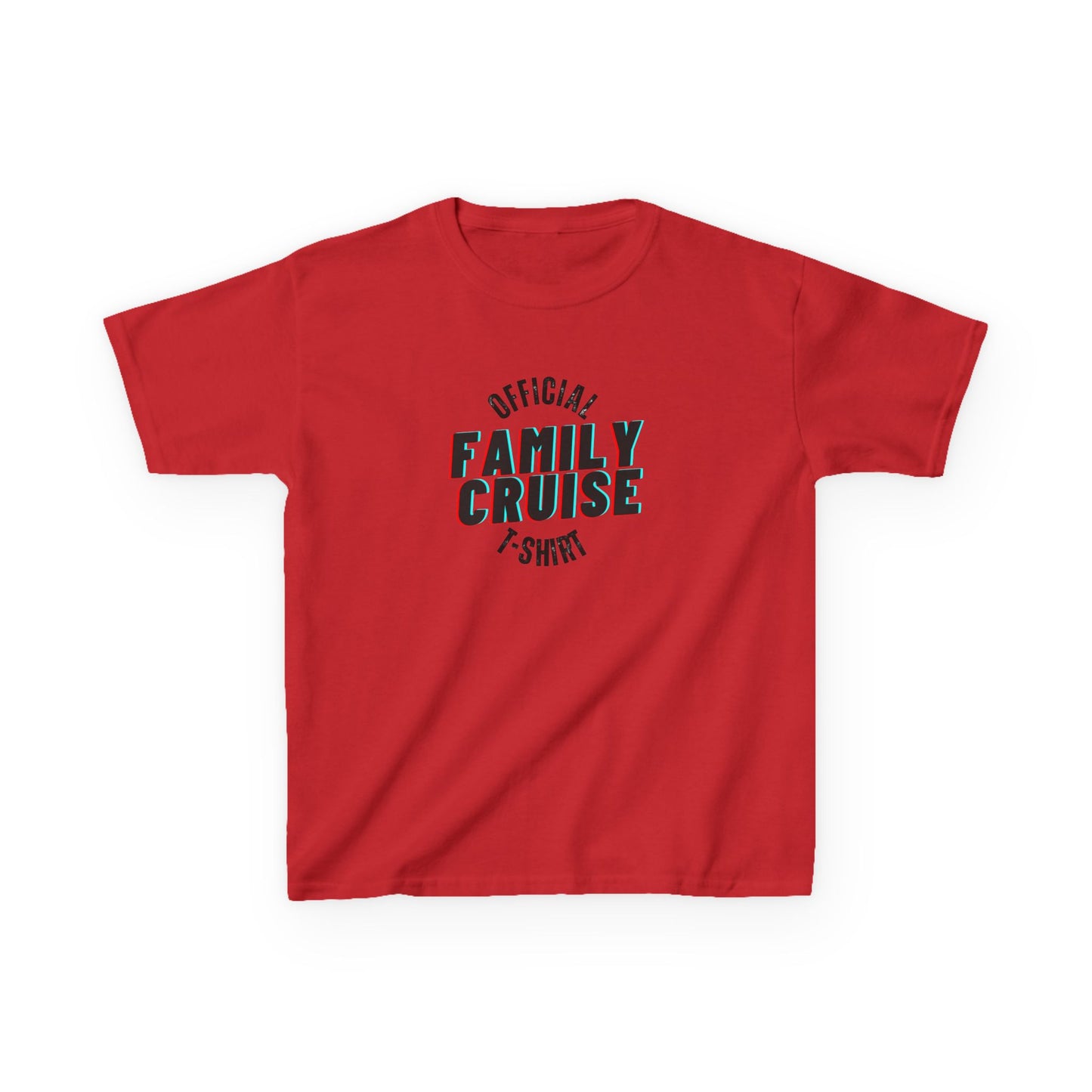 “Official Family Cruise" Kids T-Shirt | 1980s Retro Family Cruise Tee