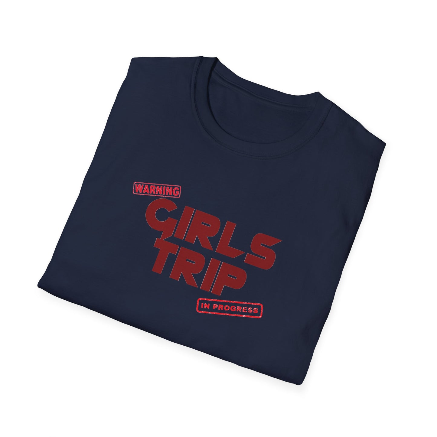 “Warning: Girls Trip in Progress" T-Shirt | Fun Cruise Shirt for Women & Squads