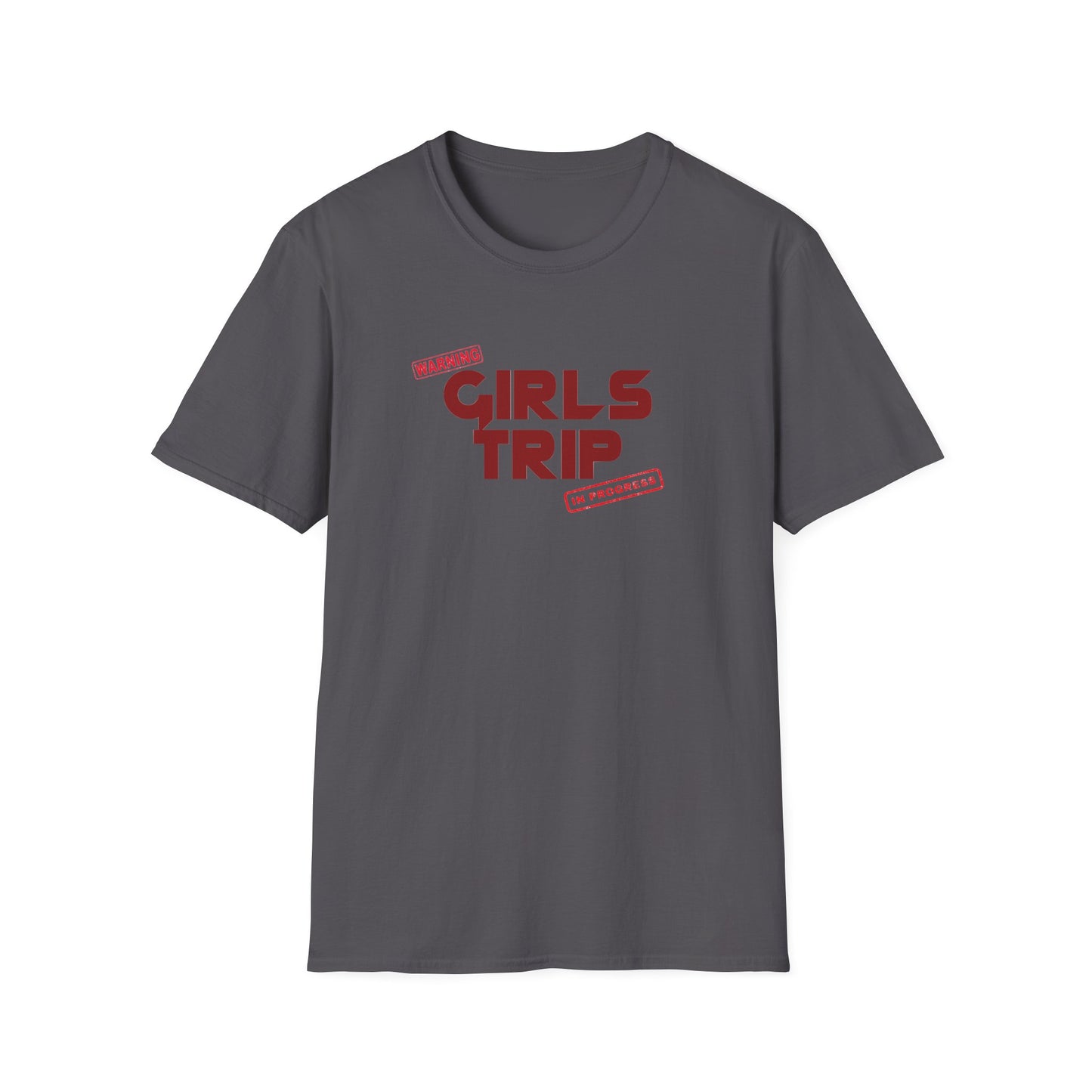 “Warning: Girls Trip in Progress" T-Shirt | Fun Cruise Shirt for Women & Squads