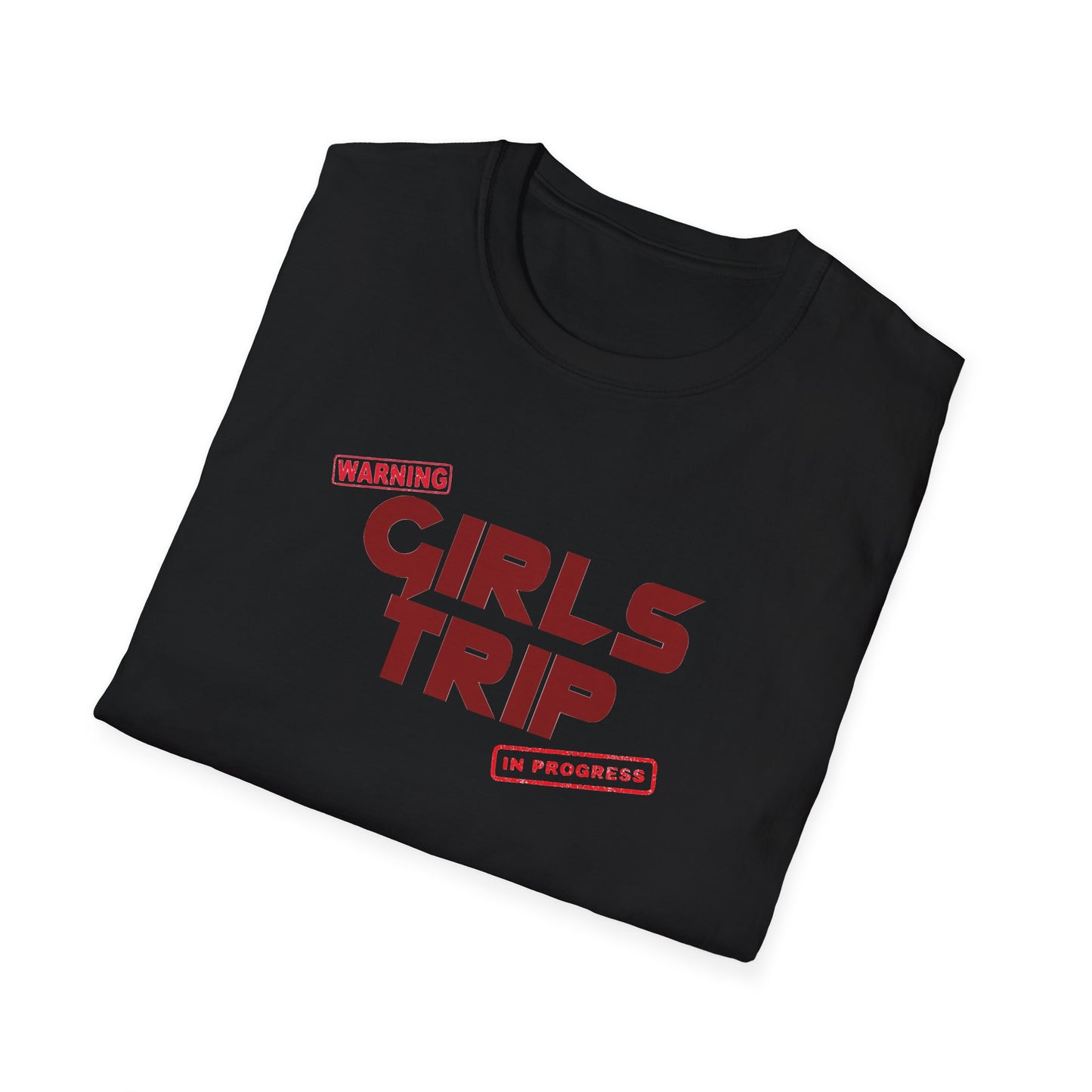 “Warning: Girls Trip in Progress" T-Shirt | Fun Cruise Shirt for Women & Squads