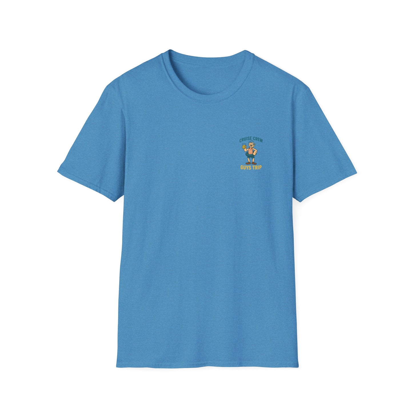Cruise Crew – Guys Trip Ship Deck Vintage Cartoon T-Shirt (Public Domain Popeye)